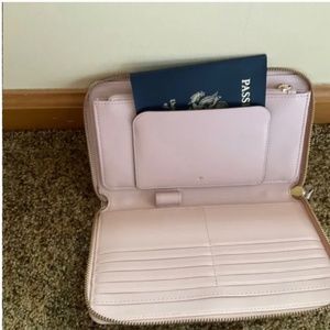 Kate Spade Leather Cameron Travel Wallet